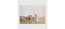 Statuette rossignol porcelaine d’Hollohaza
