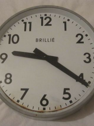 Horloge industrielle brillié