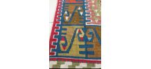 Kilim tapis turc fait à main en pure laine 200cm*125cm