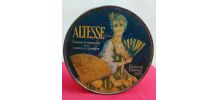 Boite publicitaire en tôle lithographiée (gaufrettes)