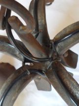 lustre en bronze 5 branches
