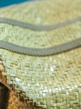 Superbe Sac paille Bally Vintage 