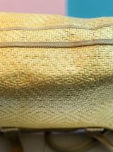 Superbe Sac paille Bally Vintage 