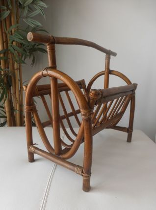 Porte-revues en rotin