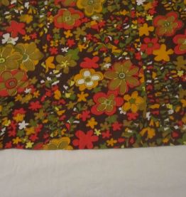 robe motif fleurs vintage 70