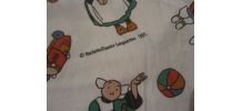 draps motif bécassine 1995 