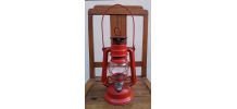 Jolie lampe tempête orange - MEVA