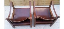 paire de fauteuils safari kaare klint 