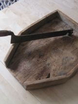 XIXe siècle Planche à Découper en bois, planche  Poissonnier