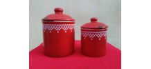 Jolis pots en céramique émaillée - Comptoir de famille