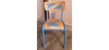 Chaise maternelle vintage