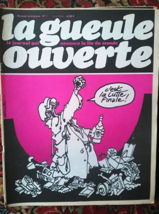 Lot "La gueule ouverte" - journal satirique années 70