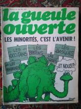 Lot "La gueule ouverte" - journal satirique années 70
