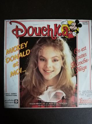Vinyle 45 tours Douchka Mickey Donald et moi 1984