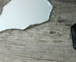 Petit miroir de sac vintage