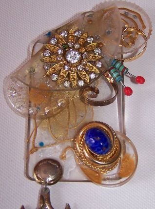 Broche - création artisanale JPM´CREATIONS  "PIECE UNIQUE - 
