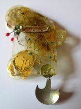 Broche - création artisanale JPM´CREATIONS  "PIECE UNIQUE - 