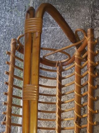 Porte revues rotin