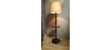 lampadaire a tablette  art deco et bague bro