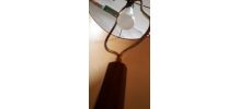 lampadaire a tablette  art deco et bague bro