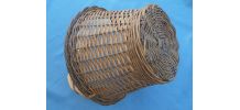 panier de  culture  ancien  en rotin, vintage