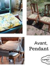 Chaises relookées