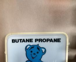 Enseigne publicitaire lumineuse vintage BUTAGAZ