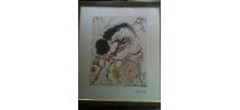 2 sérigraphies de DALI, Dulcinée et Don Quichotte