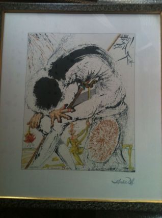 2 sérigraphies de DALI, Dulcinée et Don Quichotte