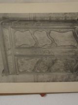 ancienne planche mobilier bourguignon