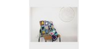 Couverture patchwork au crochet 