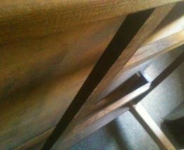 Table formica sur mesure par menuisier 1970