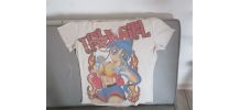 tricot fille manches courte 11/12ans