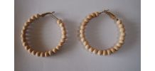 CREOLES PERLE EN BOIS