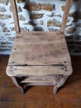 Chaise escabeau ancienne