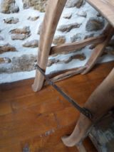 Chaise escabeau ancienne