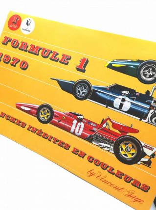 Planches inédites en couleurs formule 1 1970 by Vincent Saye