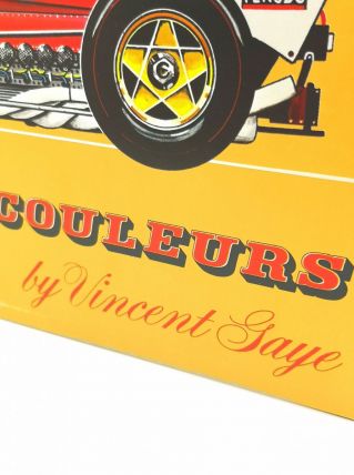 Planches inédites en couleurs formule 1 1970 by Vincent Saye