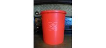 Boite Tupperware orange - Fleur