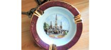 cendrier-vide poche porcelaine d'art de limoges