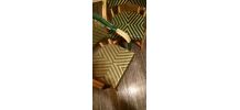 Lot 2 fauteuils vintage rotin bistrot