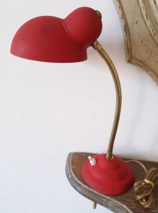 Lampe de bureau rouge