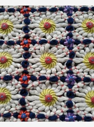 Napperon crochet epais fait main