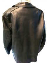 Blouson en cuir pompier