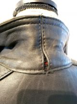 Blouson en cuir pompier