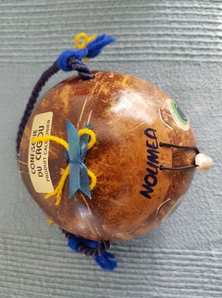 Petit sac noix de coco et porte monnaie coquillages