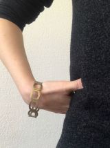 Bracelet vintage en laiton