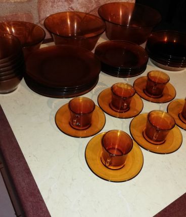 Set Vaisselle de table 39 pièces, années 60s/70s