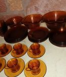 Set Vaisselle de table 39 pièces, années 60s/70s
