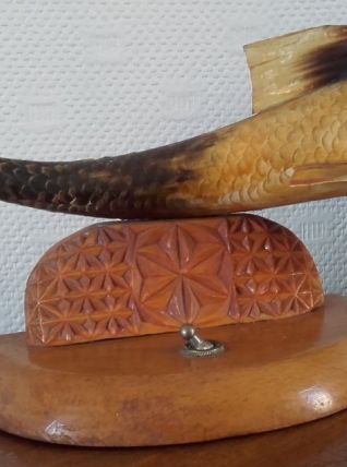 Lampe en forme de poisson vintage